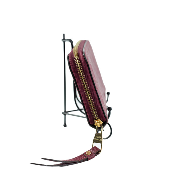 LOUIS VUITTON Zippy Wallet Monogram Empreinte Leather Bordeaux SP4136 - Picture 2 of 9